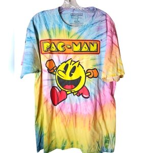 Tie Dye Pac Man Tee Shirt
